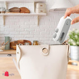 Portable Mini Sealing Machine 2 in 1 USB Rechargeable Magnetic Heat Sealing and Cutting Bag Sealer, Plastic Bag Sealing Machine, Multicolour