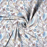 Super Soft Glace Cotton All Round Elastic Fitted Double Bed Bedsheet with 2 Pillow Covers-72x78x8