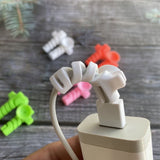 Cable Cord Protector Saver With Suction End (Suction Winder 4 Pcs Set)
