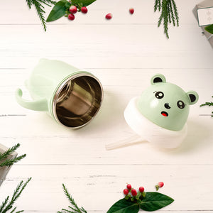 Apex Sipper Baby Cup Training Cup With Handles Spill Proof Leak Proof (300 Ml Approx)